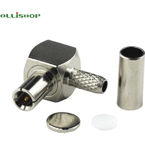 RF TS9 Connectors Right Angle RF Coaxial Male Plug Adapter TS9 USB Modem TV Antenna TS9 Male Connector For RG316 RG174 Cable