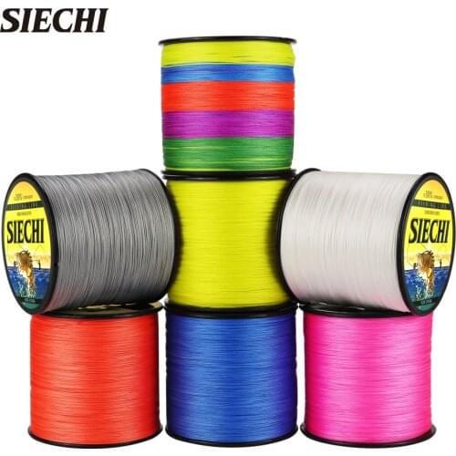 SIECHI 8 Strands Speckled Braided Fishing Line 500M 20-88LB Multifilament Fishing Line for Sea Fishing Carp Fishing