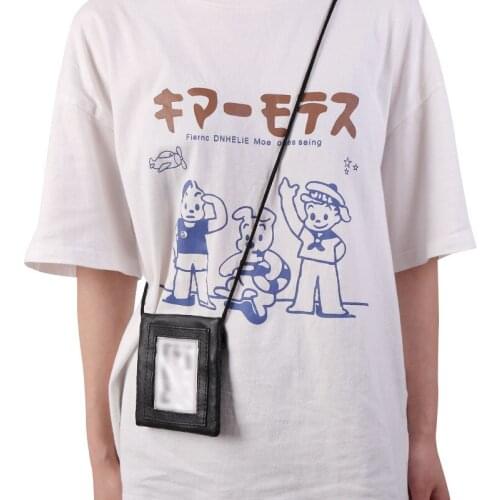 Genuine Leather Multi-Function Id Bag Sling Passport Holder Halter Waterproof Storage Phone Bag Men Shoulder Bag Spot