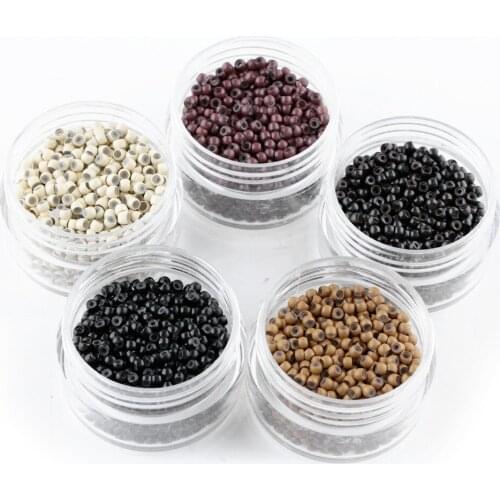 Neitsi Silicone Nano Ring Beads For Micro Loop Links Keratin Human Hair Extensions 1000pcs/pack 5 Colors Available