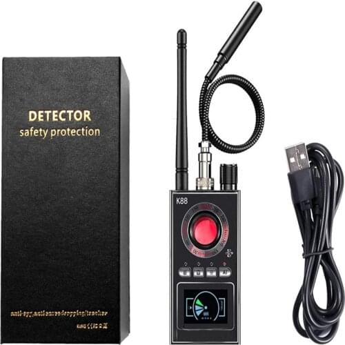 2020 New AI Intelligent Upgrade K88 Bug Wiretap Anti Spy Bug Detector Mini Hidden Camera GSM GPS Tracker Eavesdropping Finder