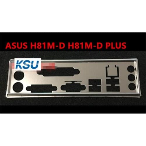 New I/O shield back plate bracket of motherboard for ASUS H81M-D H81M-D PLUS Baffle Back plane Backplane free shipping