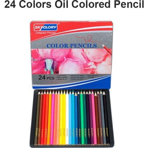 Professional Oil Color Pencil Soft Wood Colored Pencil Drawing Pencil School Art Supplies