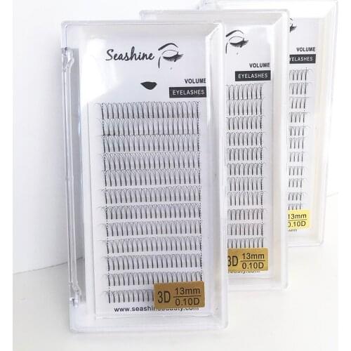 2D3D4D5D6D Long Stem Russian Volume Eyelash Extensions Semi Permanent Professional Individual Lashes