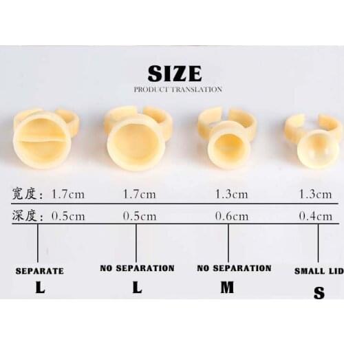 Silicon Ring Disposable Microblading Ring One Time Use Eyelash Ring Cup