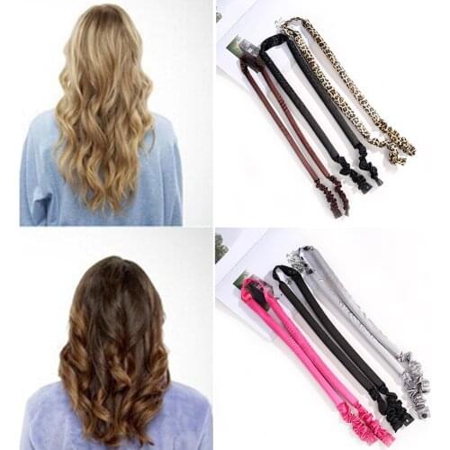 Sleeping Hair Rollers Flexible Curling Rods Magic Wave Hair Curler No Heat Spiral Pear Flower Curling Iron Modeling Accessories
