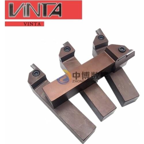 Face groove cutter bar high hardness lengthened shank spring steel grooving cutter body MGFHR MGFHL320 325 420 425 turning tools