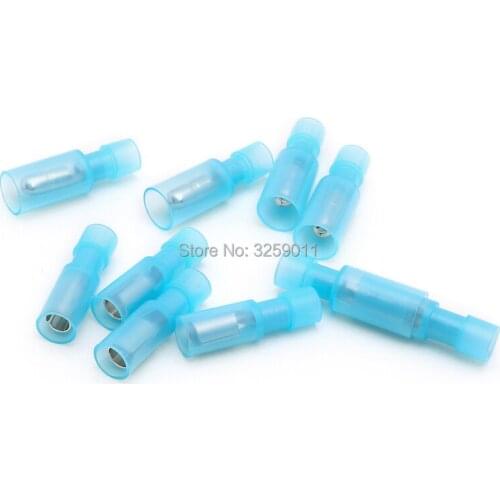 1PCS Butt Connector Crimp Terminal Male Female Full-Insulating Joint Nylon 16-14 AWG FRFNY / MPFNY 2-156 blue