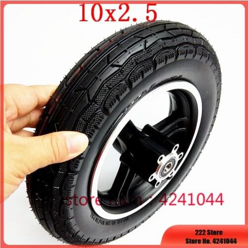 10x2.5 10x2.50 Tyre&inner Tube for 10 Inch alloy rim hub fits Smart Self Balancing Electric Scooter /10'' front tire wheel