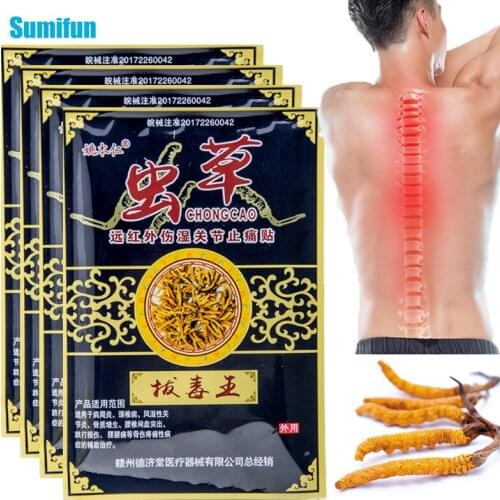 8Pcs Chinese Herbs Heat Patches For Pain Arthritis Pain Removal Orthopedic Medical Plasters Joint Aches Adhesive Sticker C1323
