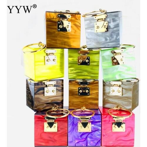 Acrylic Box Clutch Bag Clutch Luxury Handbags Women Bga Designer Pochette Femme Clutch Summer Acrylic Hand Bags 2021 New Arrival