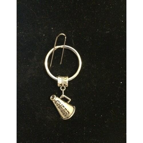 Cheerleading cheers Keychain-Decorative Vintage Charm Speaker Pendant Decorative Key Chain Ring Fit keychain D333