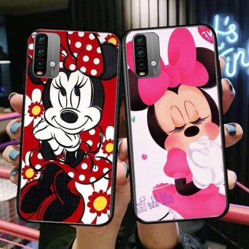 The Minnie Mouse Dress Phone Case For XiaoMi Redmi 11 lite 9C 8A 7A Pro 10T 5G Anime Cover Mi 10 Ultra Poco M3 X3 NFC 8 SE cover