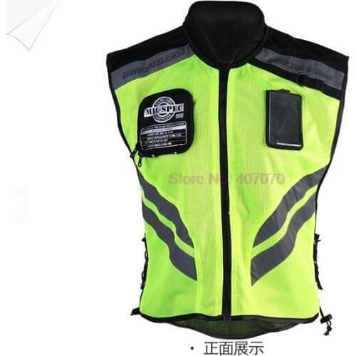 By DHL or Fedex 20pcs Motorcycle Racing Reflective Vest Breathable Spring Summer Motorcycle Touring Night Riding Jacket
