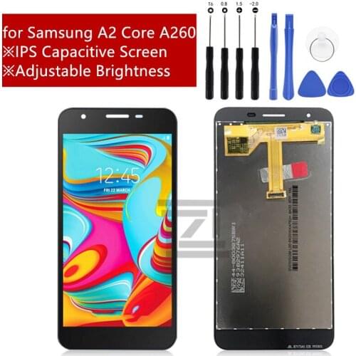 For Samsung Galaxy A2 Core LCD Display Touch screen digitizer Assembly for Galaxy A260 SM-A260F/DS A260F a260g LCD repair parts