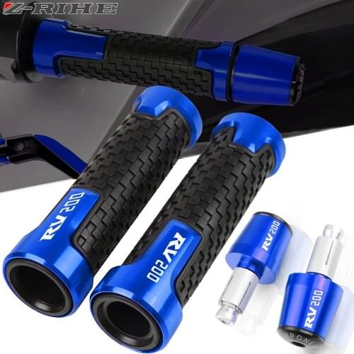 For suzuki RV200 RV 200 2016 2017 Motorcycle Accessories CNC 22MM Handlebar Grip End Cap Plug Rubber Anti-slip Handle Bar Grips