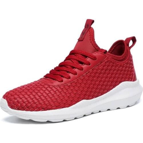 TaoBo Braided Tape Casual Shoes for Men and Women Size 45 46 47 Light Weight Sport Sneaker for Outdoor Walking Shoe