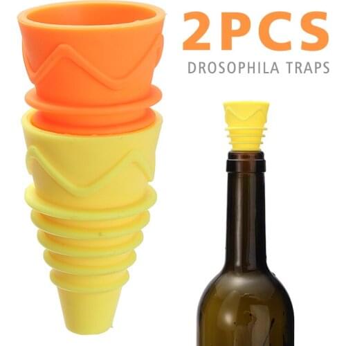 New 2Pcs Flexible Fly Trap Funnel Catcher Insect Killer Bug Wasp Flies Pest Control Insects Trap Used In Outdoor Indoor