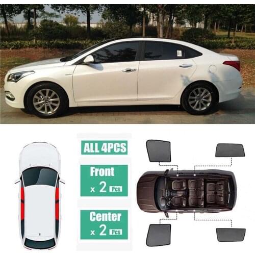 Side Windows Magnetic Sun Shade UV Protection Ray Blocking Mesh Visor Fit For Hyundai Mistra 2014-2016