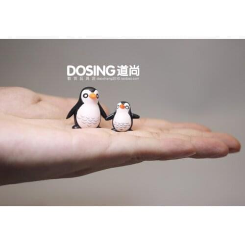 Cartoon Animal Mini Penguin small Penguin Model Landscape Accessories Decoration Figurine Action Figures Scene Material Kids Toy