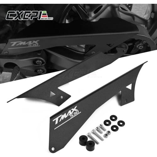 Motorcycle Accessories CNC Chain Guard Chain Belt Cover Protector for YAMAHA TMAX530 TMAX 530 SX DX T-MAX 2017-2018 2019
