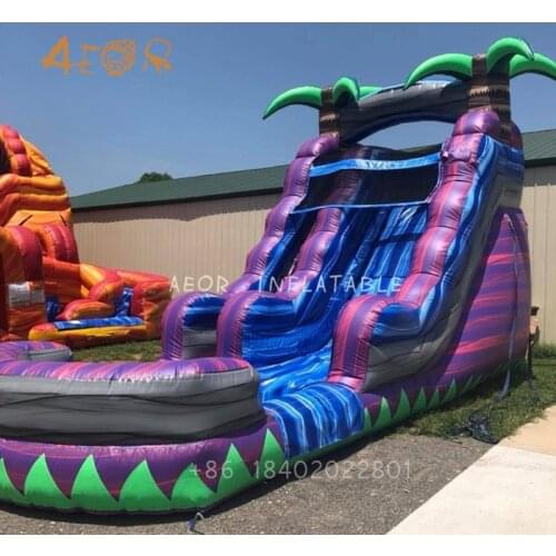 AEOR inflatable slide indoor and outdoor water game for kids inflatable water slides commercial grade