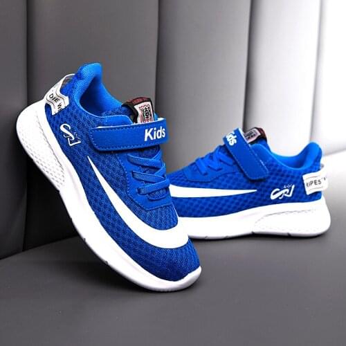 New style childrens mesh summer sports shoes single mesh fly woven surface childrens sports shoes