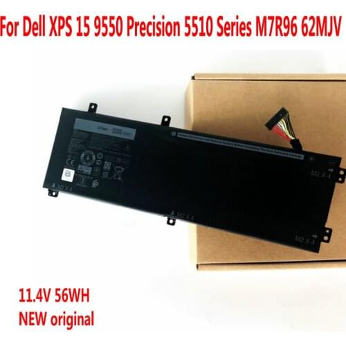 Original 11.4V 56WH RRCGW Laptop battery For Dell XPS 15 9550 Precision 5510 Series M7R96 62MJV