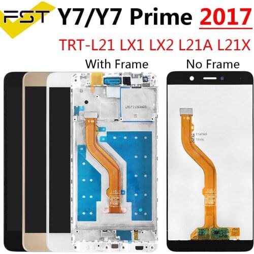 5.5''For HUAWEI Y7 2017 Y7 Prime 2017 LCD Display Touch Screen Digitizer For Huawei Y7 Prime 2017 LCD With Frame TRT-L21 TRT-LX1