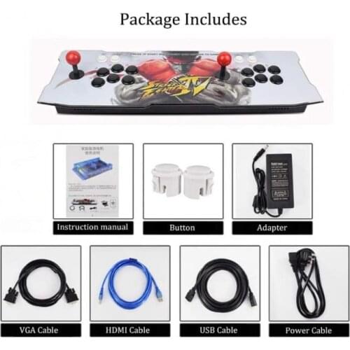 Pandora 12 Arcade Video Game Console, 3188 in 1 Classic Retro 3D Games for 4 Players HWC