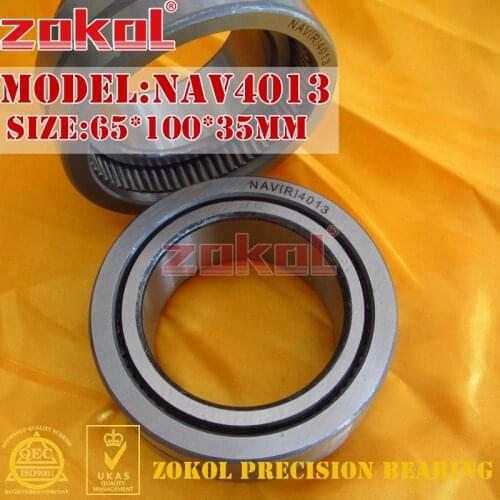 ZOKOL NAV4013 Full complement needle roller bearing with inner ring 65*100*35mm