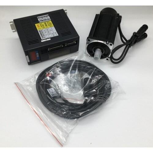 AC Servo Drive Motor 1KW 4NM 220V NEMA32 80mm Flange 2500R/Minconstant Torque MODbus Communication RS485 RS232