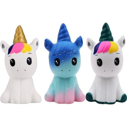Squish Slow Rising Kawaii Unicorn Toys For Kid Squishy Slow Rising Soft Animal Squeeze Toy Squishy Children gift anti-stress ZJD