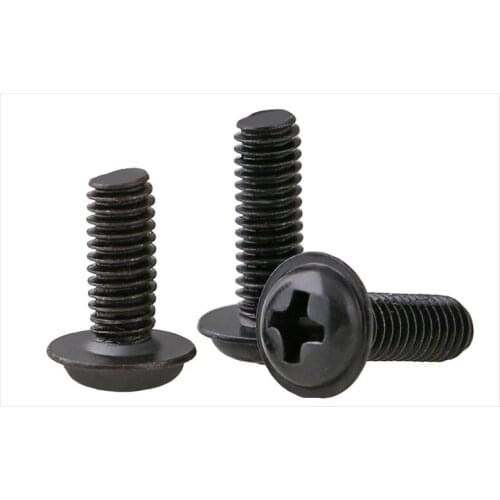 Round head screws washer cap M2 M2.5 M3 M4 M3*5 screws PC CD-ROM drive Screw carbon steel black PWM screws