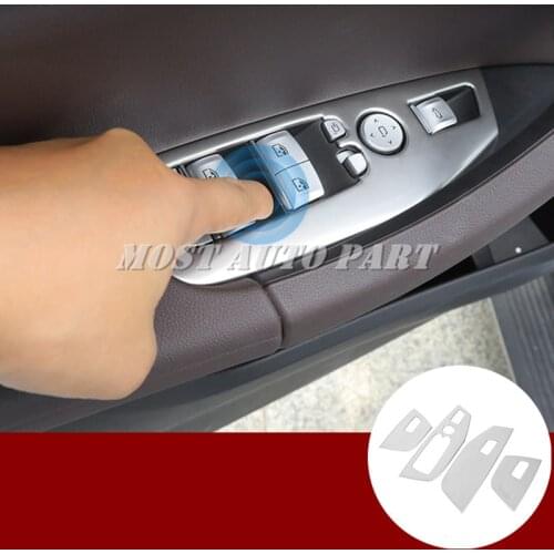 Inner Car Door Window Switch Button Trim Cover For BMW X3 X4 G01 G02 2018-2021 Car accesories interior Car decoration