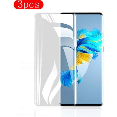 3pcs protective Film For huawei mate 40 pro plus mate40 pro 40pro screen protector Hydrogel Film huawey mate40pro full cover 9h
