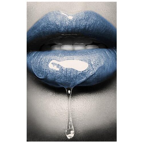 Make Up Woman Modern Nordic Lips Art Print Silk Poster Home Wall Decor 24x36inch