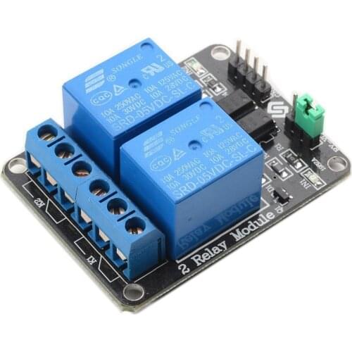5V 2 Channel 5V Relay Module with Optocoupler Low Level Trigger Expansion Board for Arduino UNO R3