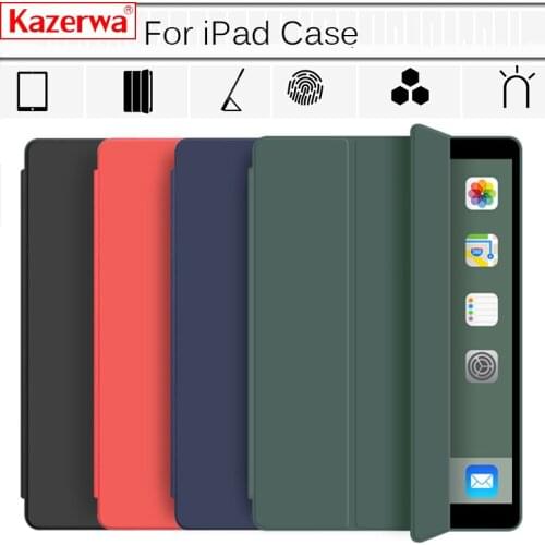 Case for iPad 8th 7th Generation Case 10.2 Folio Soft TPU Protective Case Cover for iPad 10.2 2020 2019 Stand Smart Funda Case