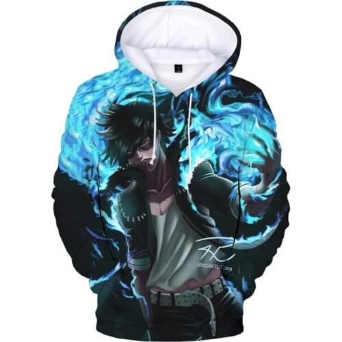Kids Hoodie My Hero Academia Dabi 3D Hoodies Boys/girls Fashion Casual Long Sleeve Pullover Anime Print Streetwear Sweatshirts