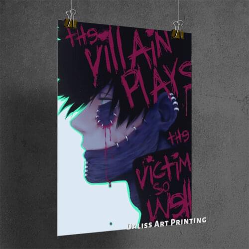 Canvas Anime My Hero Academia dabi Pictures Home Decoration Paintings Poster HD Prints Wall Art Modular Living Room Framed