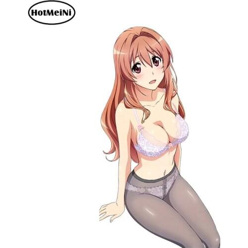 HotMeiNi Sexy Girl Koumi Haruka Car Sticker Vinyl Skateboarding kayak Decal Car Styling Window Wiper Tailgate Car Accessories