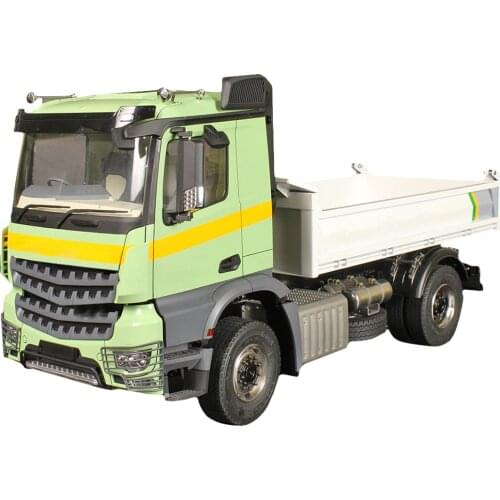 LXY RC 1/14 4×4 Simulated Metal Hydraulic Lightweight Dump Truck Construction Machinery Vehicle Model with 3-Speed Gearbox Lock