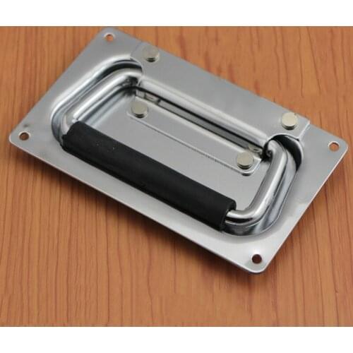 Metal Spring Folding Activity Handle Recessed For Toolbox Suitcases Equipment Cabinet Pull Drawer Knobs Hardware Accessories