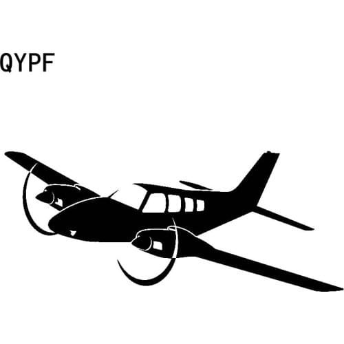 QYPF 18.8cm*7.7cm Light Feeling Beautiful Passenger Cabin Airplane Original Vinyl Car Sticker Specific Decal C18-0789