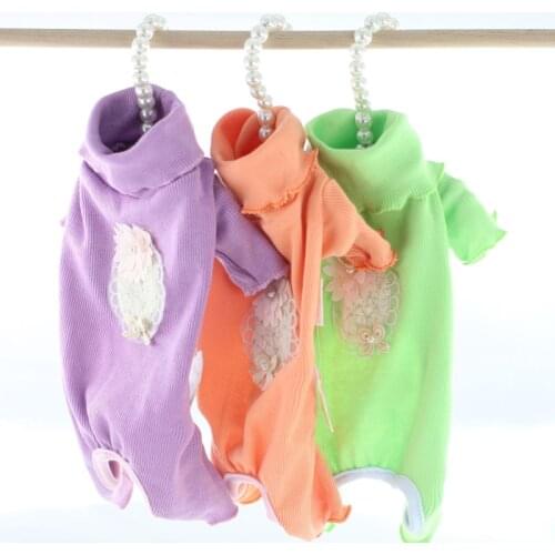 Small Dog Jumpsuit Pajamas Pants Spring Summer Dog Clothes Overalls Pet Products Yorkshire Bichon Poodle Schnauzer Dog Clothing