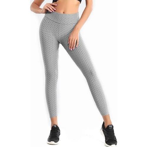 High Waist Yoga Pants Women Running Sport Leggings Gym Fitness Tights Push Up Sportswear Black Trousers