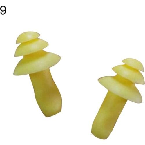 1 Pair Silicone Ear Plugs Comfortable Anti Noise Snore Study Sleep Earplugs Hearing Protection Sound Insulation for Travel