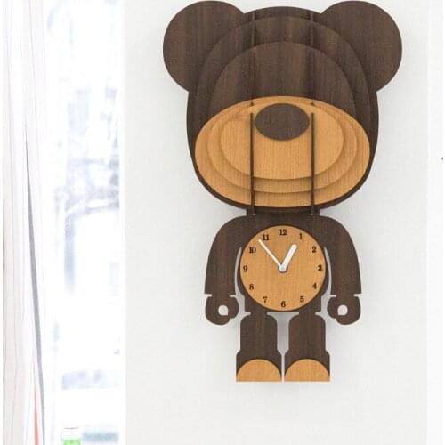 Modern Kids Rooms Bedroom Wall Clock Contracted Creative Wall Digital Clock Living Room Mute Personality Quartz Reloj De Pared