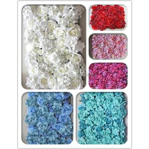 SPR Free Shipping Artificial silk rose flower wall wedding background lawn/pillar flower road lead home market decoration